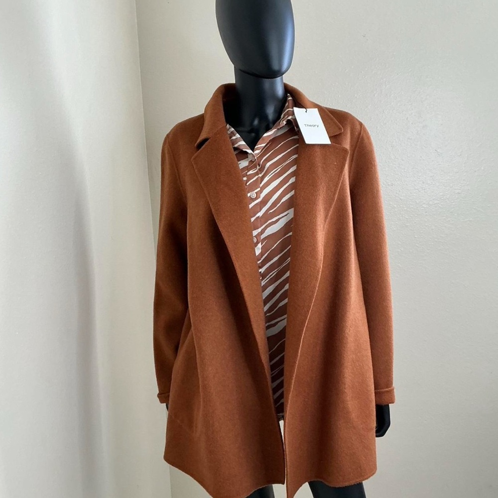 Theory Women's‎ Tan Trench Coat